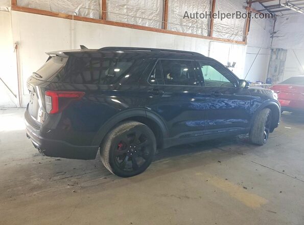 1FM5K8GC5MGB23669 2021 FORD EXPLORER Черный Задняя правая четверть