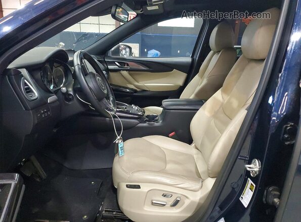 JM3TCBDY0G0103999 2016 MAZDA CX-9 Blue Widok deski rozdzielczej