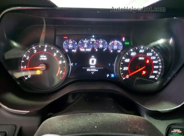 1G1FH1R78K0130743 2019 CHEVROLET CAMARO Белый Вид щитка приборов