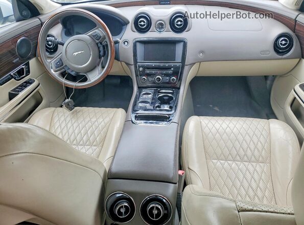 SAJWA2G74H8W10715 2017 JAGUAR XJ White Սարքավորումների վահանակի տեսք