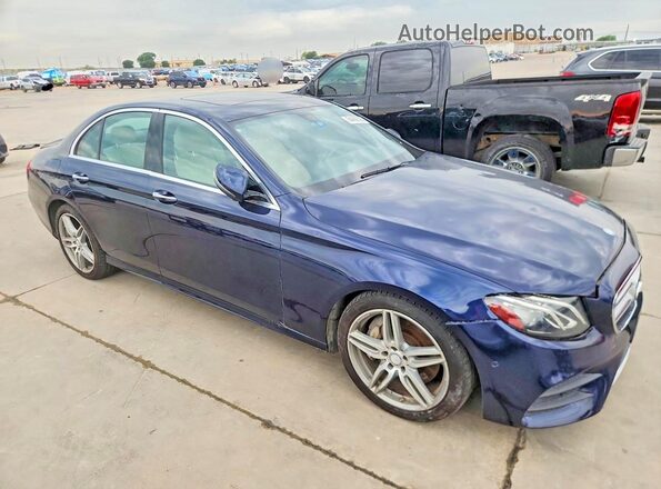 WDDZF4JBXHA081873 2017 MERCEDES-BENZ E Синий Вид спереди