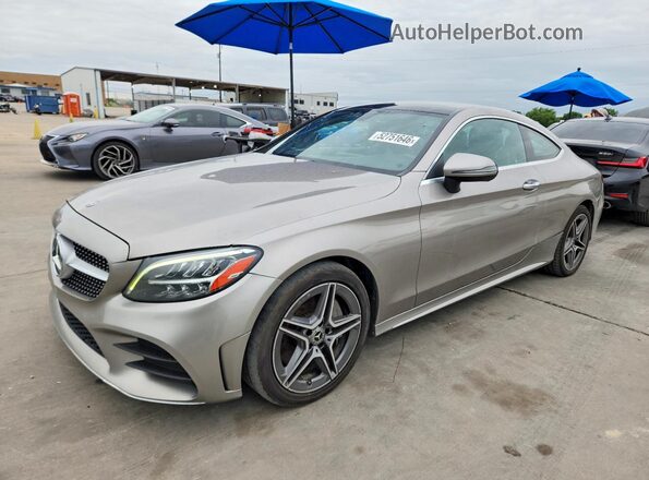 WDDWJ8EB1KF860432 2019 MERCEDES-BENZ C Gray Przód lewy