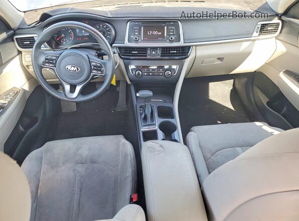 5XXGT4L35GG003018 2016 KIA OPTIMA Синий Вид щитка приборов