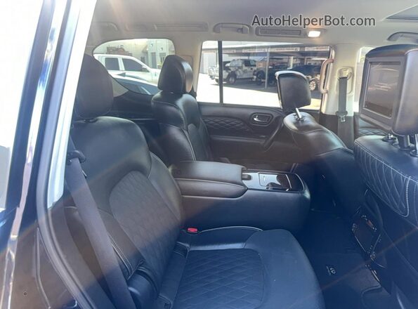 JN8AZ2NF8K9685855 2019 INFINITI QX80 Синий Вид салона спереди