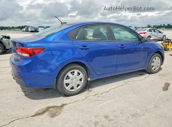 3KPA24ADXLE321921 2020 KIA RIO Синий Передняя правая четверть