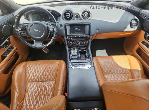 SAJXJ2GD1G8V92506 2016 JAGUAR XJL Black Widok zestawu wskaźników