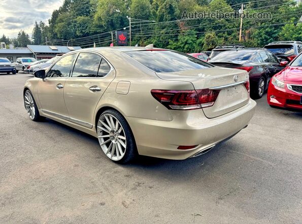 JTHBL5EF2H5143975 2017 LEXUS LS500 Золотой Передняя правая четверть