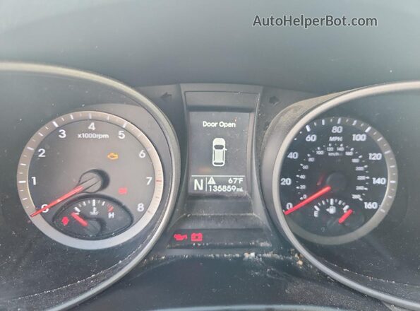 5XYZUDLB7GG343263 2016 HYUNDAI SANTA Белый Вид задних сидений