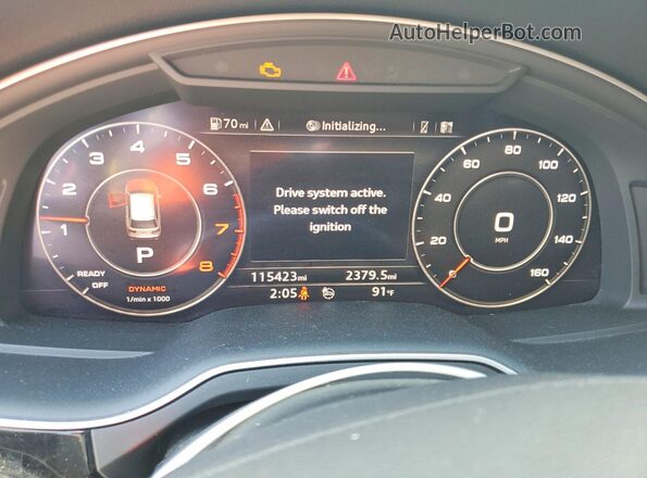 WA1LAAF70KD023577 2019 AUDI Q7 Белый Вид задних сидений