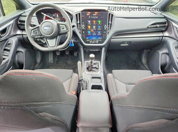 JF1VBAB67R9801837 2024 SUBARU WRX White Widok zestawu wskaźników