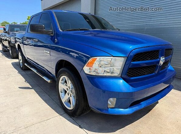 3C6RR6KG2JG249849 2018 RAM 1500 Синий Вид спереди