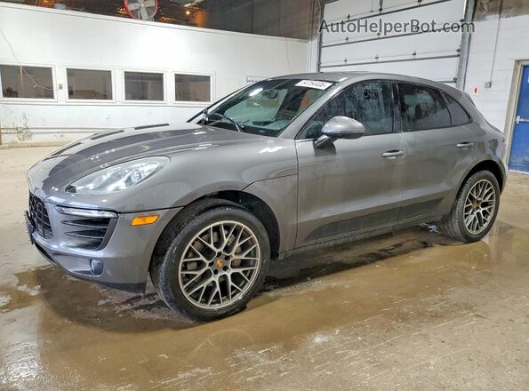 WP1AB2A51GLB53160 2016 PORSCHE MACAN Серый Задняя левая четверть