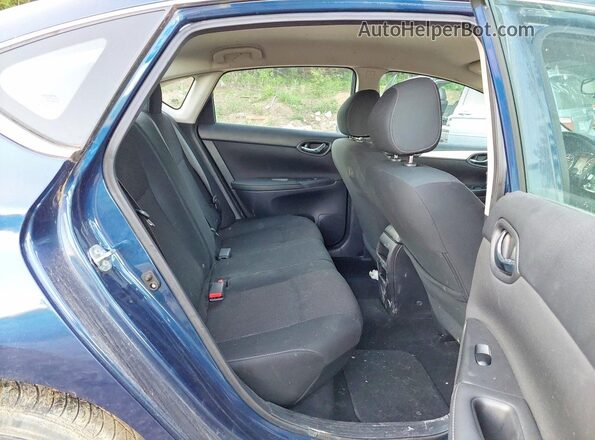 3N1AB7APXKY261943 2019 NISSAN SENTRA Blue წინა სალონის ხედი
