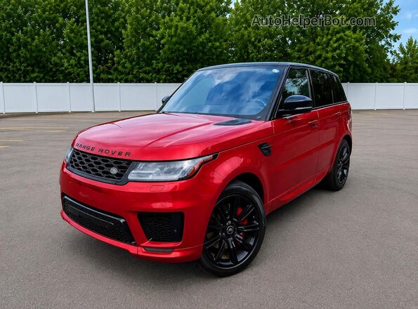 SALWR2SE5LA730398 2020 LAND ROVER RANGE ROVER Red Rear right