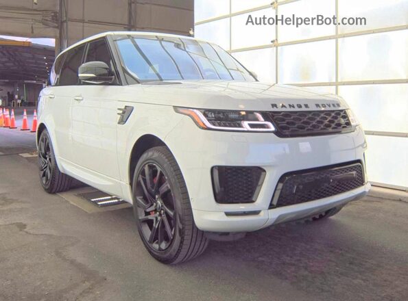 SALWV2REXJA188682 2018 LAND ROVER RANGE Белый Передняя левая четверть