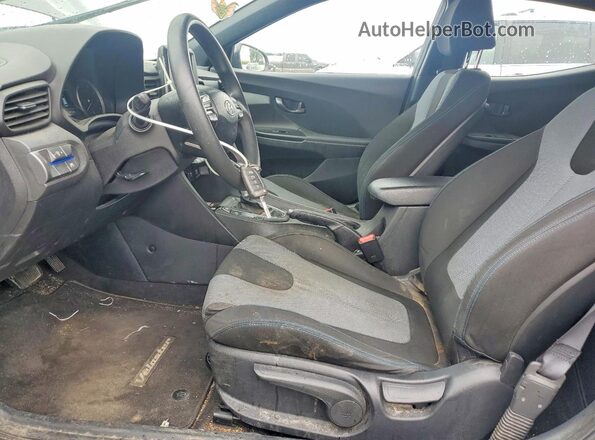 KMHTG6AF0KU008511 2019 HYUNDAI VELOSTER Blue Widok deski rozdzielczej