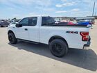 2018 Ford F150 Super Cab White vin: 1FTEX1EPXJFD05744