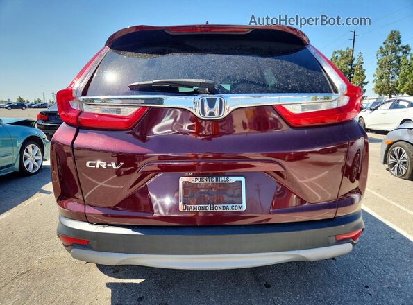 7FARW1H51HE047485 2017 HONDA CRV Бордовый Вид салона спереди