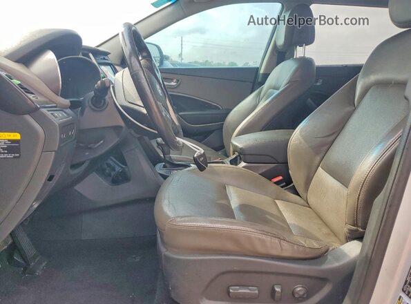 KM8SR4HF5GU156869 2016 HYUNDAI SANTA Серебряный Вид панели приборов