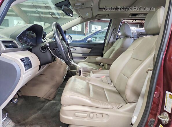 5FNRL5H6XGB122655 2016 HONDA ODYSSEY Бордовый Вид панели приборов