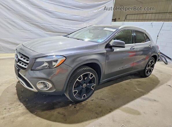 WDCTG4GB3JJ452666 2018 MERCEDES-BENZ GLA Серый Передняя левая четверть