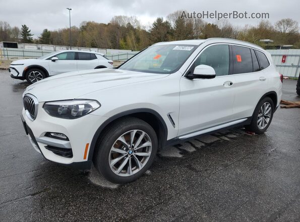 5UXTR9C55KLP77417 2019 BMW X3 Белый Панорамный вид салона 360°