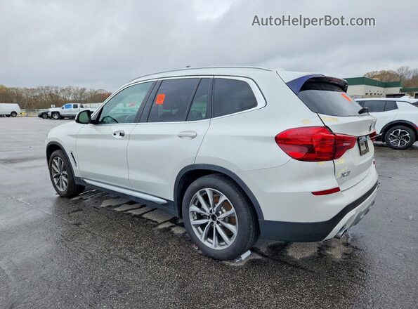 5UXTR9C55KLP77417 2019 BMW X3 Белый Задняя левая четверть