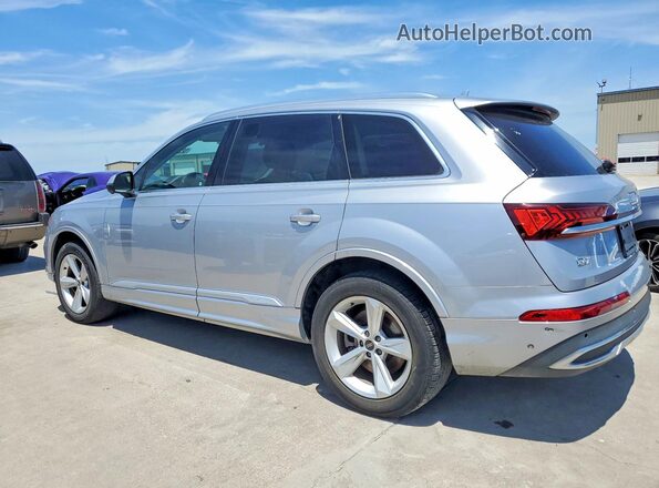 WA1AJAF72MD014339 2021 AUDI Q7 Серебряный Задняя правая четверть