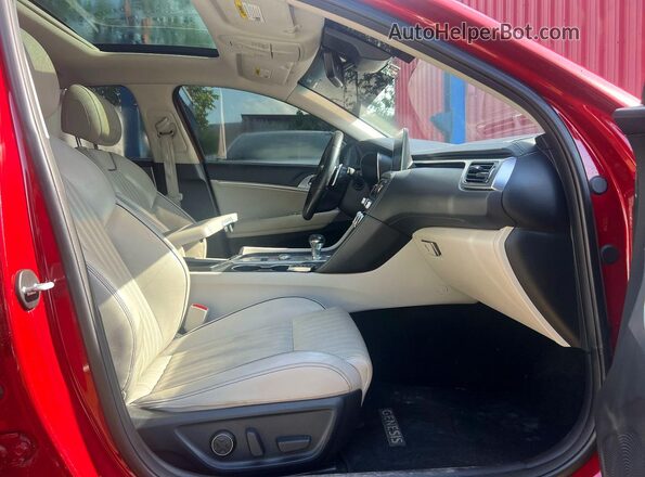 KMTG74LE7KU026830 2019 GENESIS G70 Красный Вид сзади