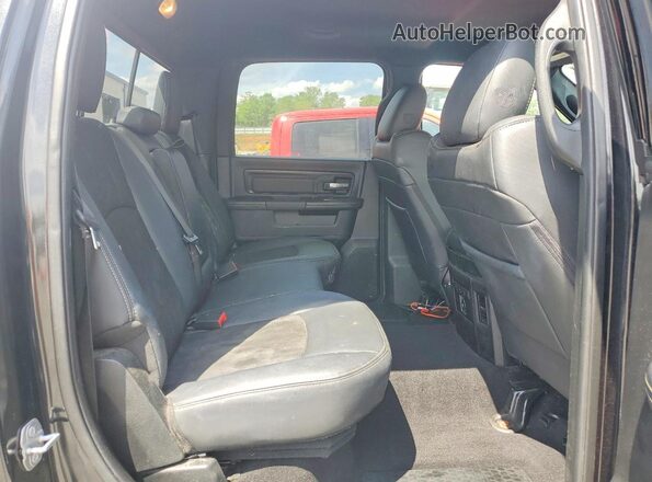 1C6RR7YT5JS232630 2018 RAM 1500 Black Rear interior view