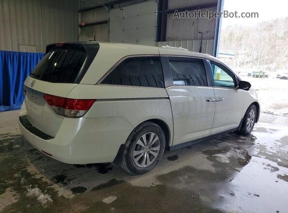 5FNRL5H67GB057604 2016 HONDA ODYSSEY Белый Передняя правая четверть