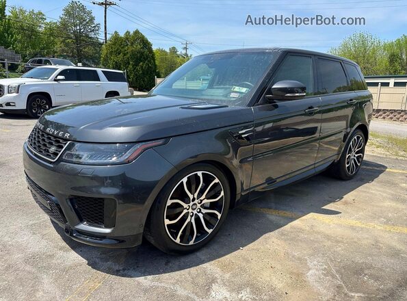 SALWR2RV3KA851080 2019 LAND ROVER RANGE Gray Vista tres cuartos delantera izquierda