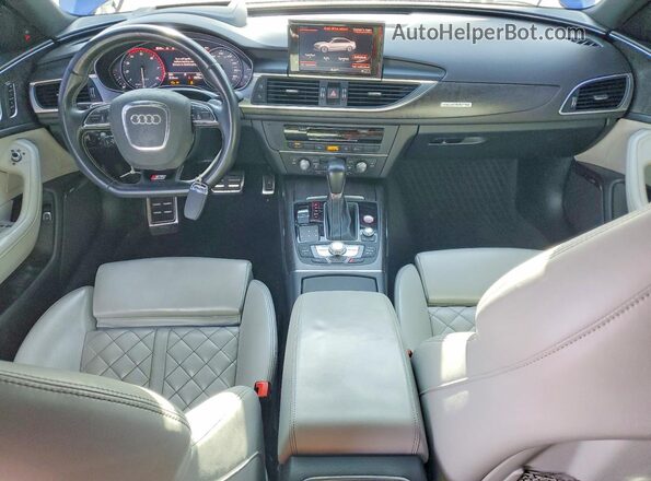 WAUHFAFC4HN043101 2017 AUDI S6 Синий Вид щитка приборов