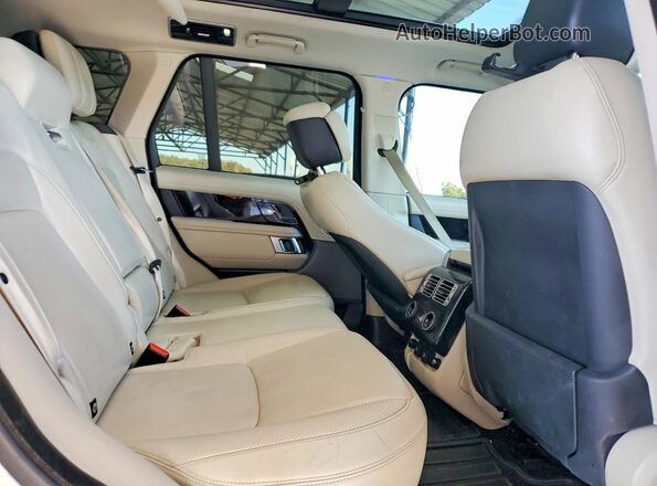 SALGS2RE7KA528255 2019 LAND ROVER RANGE Белый Вид задней части салона