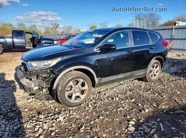 5J6RW2H5XHL044450 2017 HONDA CR-V Black Przód lewy