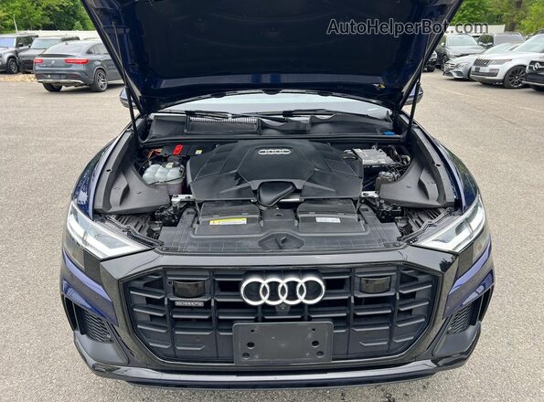 WA1EVAF15KD036494 2019 AUDI Q8 Синий Вид щитка приборов