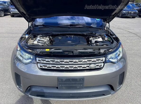 SALRRBBK0HA038494 2017 LAND ROVER DISCOVERY Gray Widok zestawu wskaźników