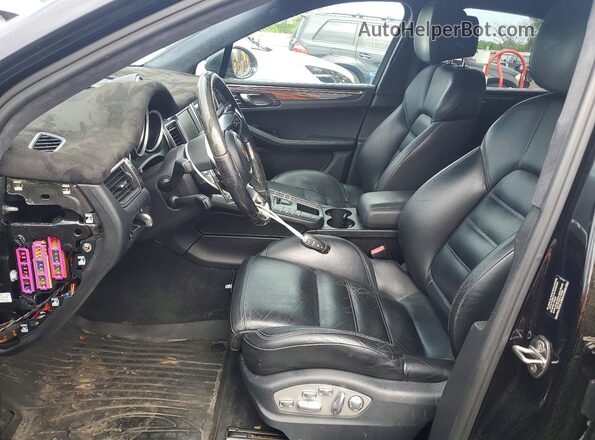 WP1AF2A59GLB93474 2016 PORSCHE MACAN Black Vista del salpicadero
