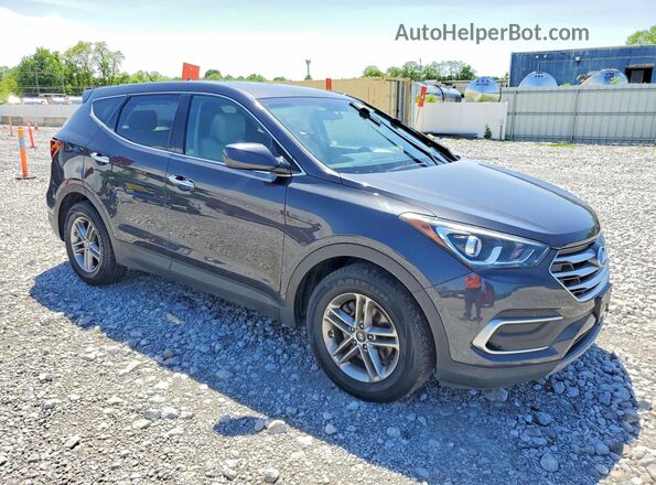 5XYZT3LB9JG572466 2018 HYUNDAI SANTA Серый Вид спереди