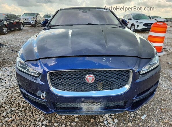 SAJAD4FX4JCP34355 2018 JAGUAR XF Blue Vista trasera