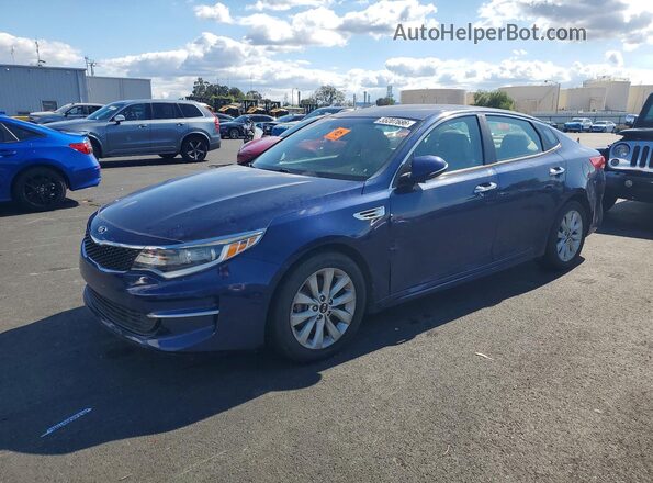 5XXGT4L35GG003018 2016 KIA OPTIMA Синий Задняя левая четверть