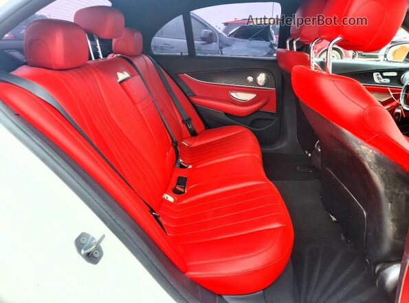 WDDZF4JB0HA240769 2017 MERCEDES-BENZ E White Widok wnętrza z tyłu