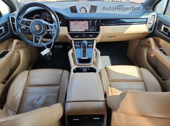 WP1AA2AYXKDA04052 2019 PORSCHE CAYENNE Burgundy Instrument cluster view