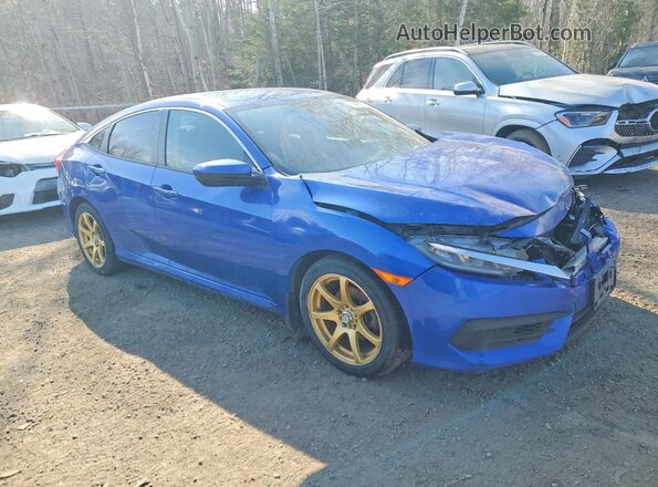 2HGFC2E51HH014533 2017 HONDA CIVIC Blue Przód prawy
