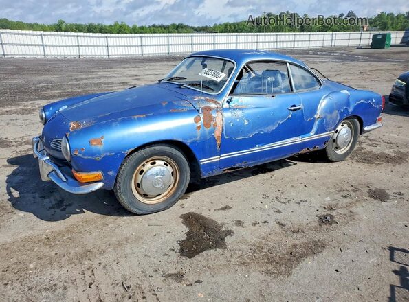 1412861965 1971 VOLKSWAGEN KARMANGHIA Blue Front left