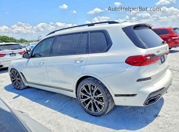 5UXCX4C54KLS38442 2019 BMW X7 White Հետևի աջ