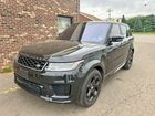 2020 Land Rover Range Rover Sport Hse Черный vin: SALWR2SU7LA707406