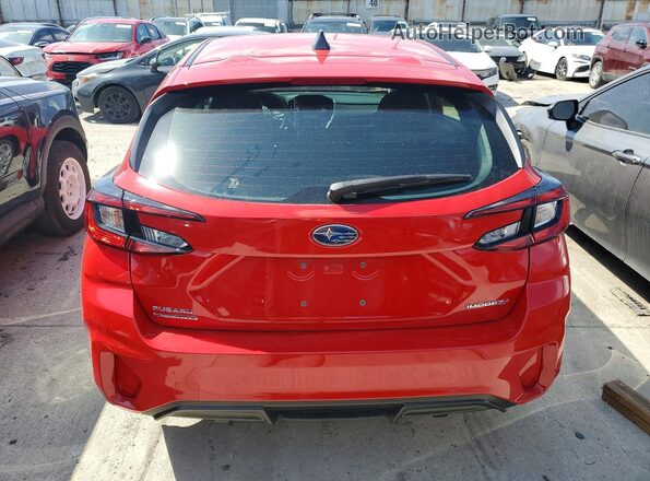 JF1GUABC6R8320380 2024 SUBARU IMPREZA Красный Вид салона спереди