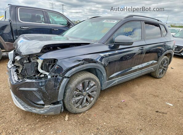3VVCX7B28NM013021 2022 VOLKSWAGEN TAOS Черный Передняя левая четверть