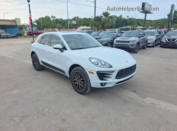 WP1AB2A53JLB33385 2018 PORSCHE MACAN Белый Передняя левая четверть